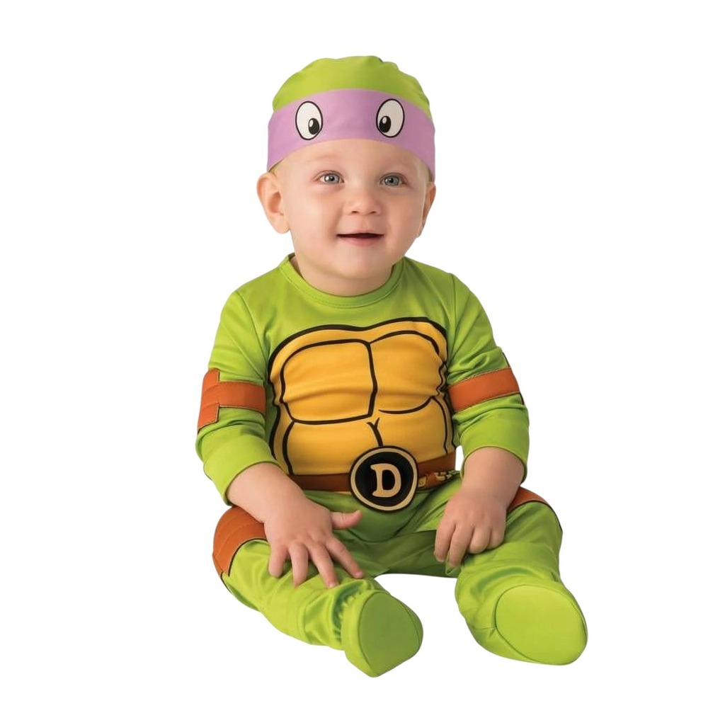 Infant Nickelodeon Teenage Mutant Ninja Turtle Costume All 4 Turtles 6-12 mo - Picture 6 of 8